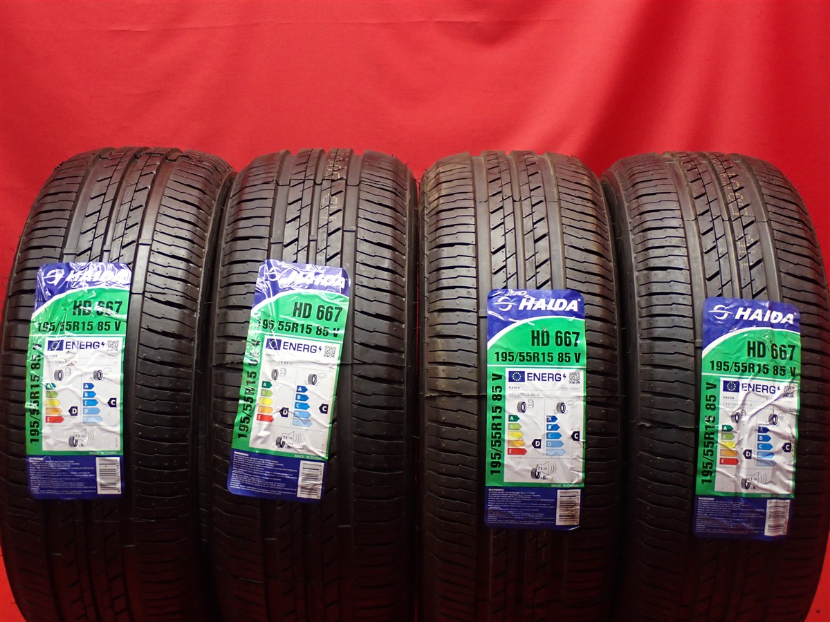 ハイダ HD667 - HAIDA HD667 - 195/55R15 85V 155 206 206CC 206SW 21 306 405 CR-X デルソル MR2 S-RV S40 V40 アストラ アストラ ワゴン アルファ145 アレックス イプシロン インテグラ インテグラ タイプR エアウェイブ エリオ エリオ セダン オーリス オルティア カリー