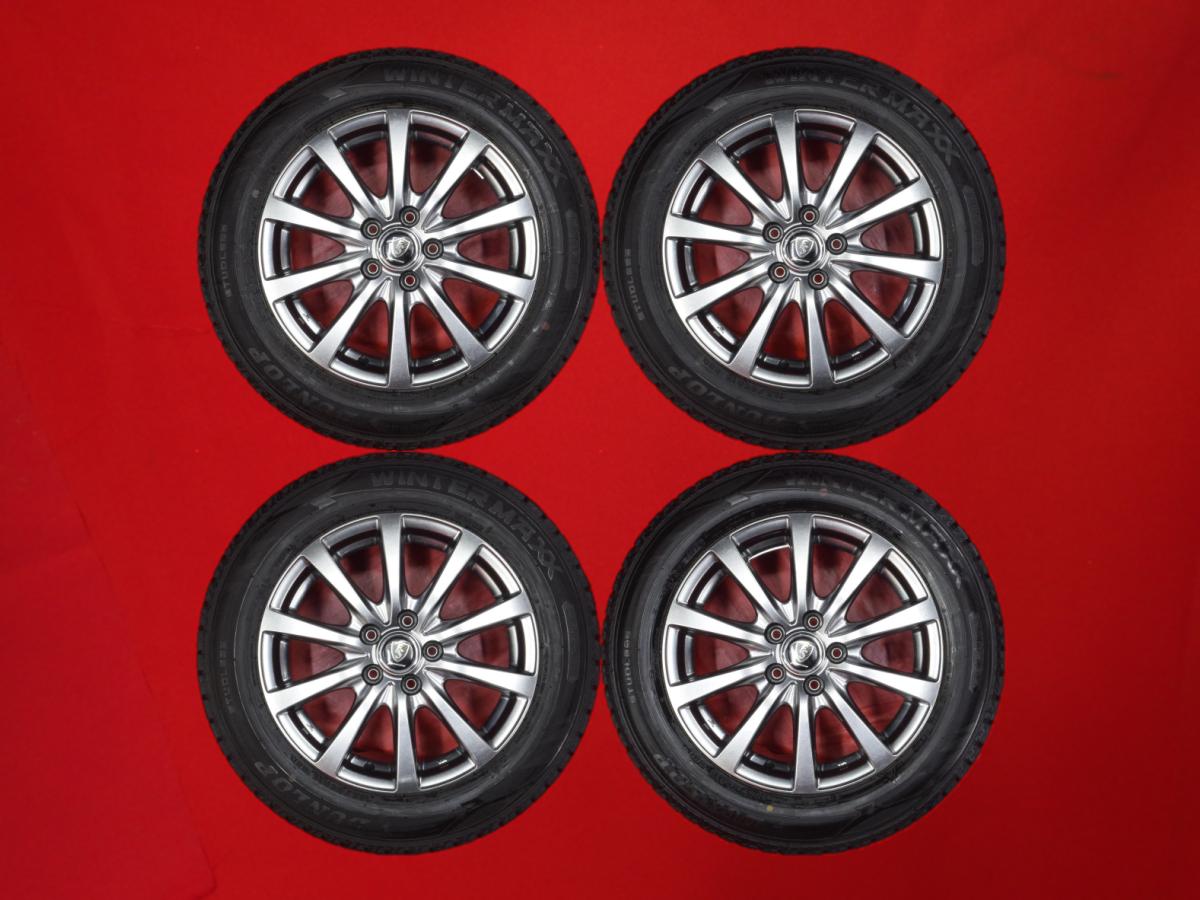 ダンロップ ウィンターマックス 02 WM02 DUNLOP WINTER MAXX 02 WM02 185/65R15 88Q 10スポークタイプ 1P 6Jx15 +45 5/100 ガンメタ系 オーパ プリウス アリオン プリウスPHV シエンタ インプレッサ プレミオ