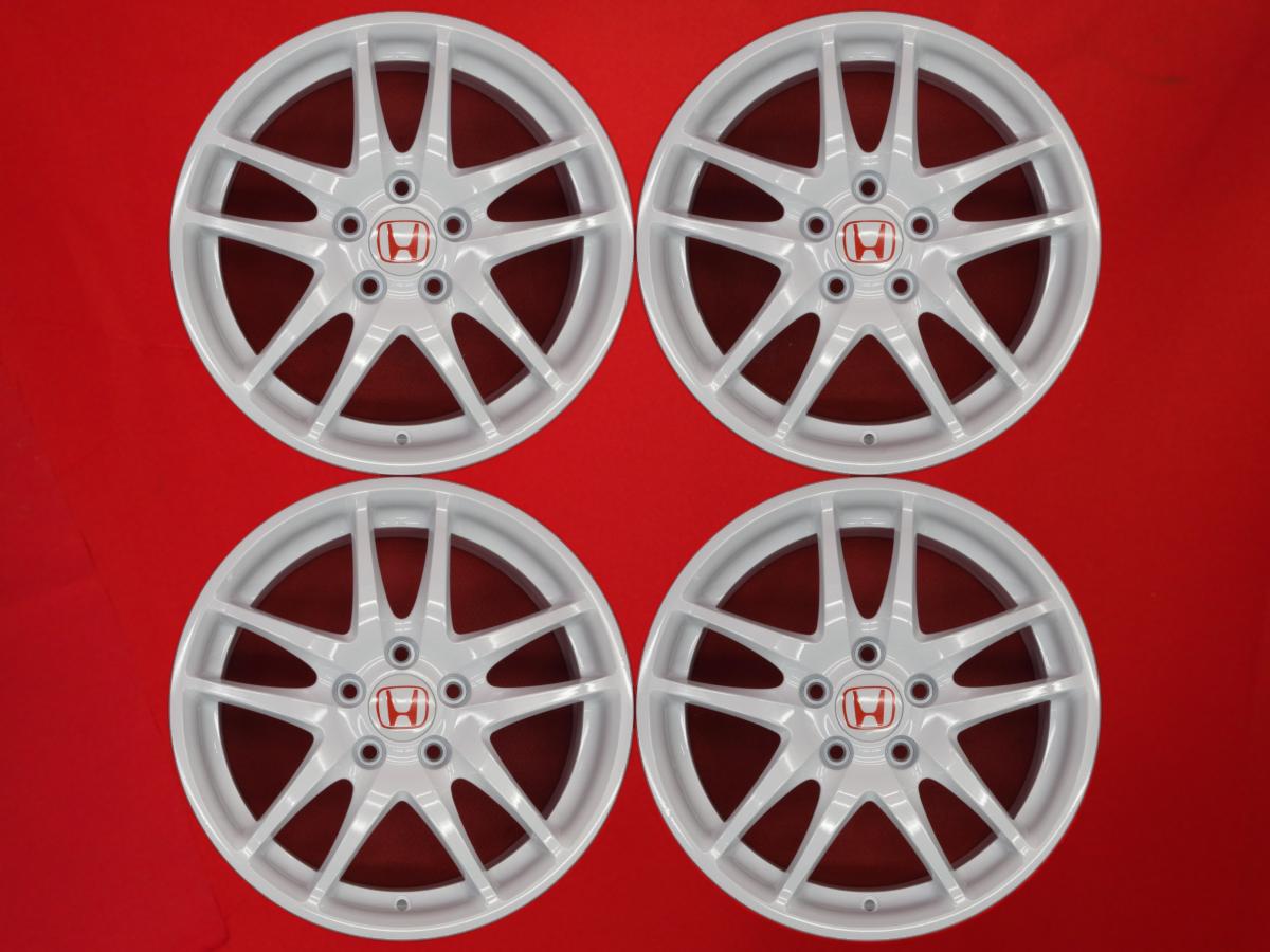 インテグラ タイプR(DC5)純正 7Jx17 +60 5/114.3 ホワイト(白色)系 インテグラ タイプR