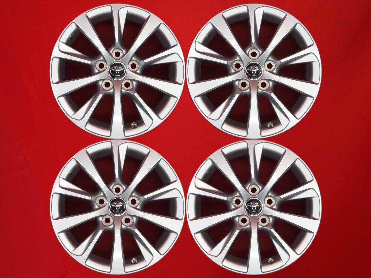 マークX (GRX130系)後期250S純正 7Jx16 +40 5/114.3 シルバー(銀色)系 マークX カローラ クロス C-HR カムリ プリウス