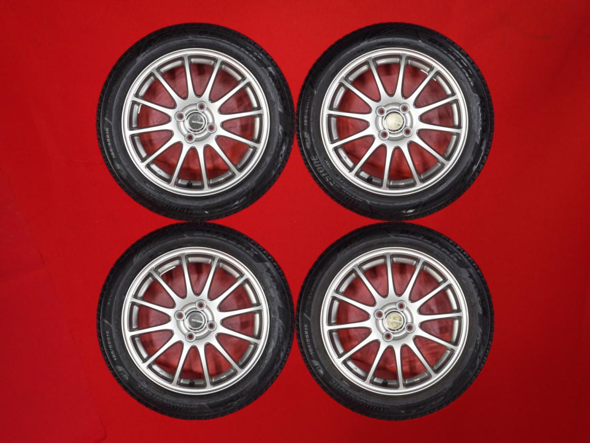 ブリヂストン ブリザック VRX3 BRIDGESTONE BLIZZAK VRX3 185/55R16 83Q 12スポークタイプ 1P 6.5Jx16 +52 4/100 ガンメタ系 シャトル フィット フィット シャトル グレイス インサイト フィット ハイブリッド|中古タイヤ・ホイールの太平タイヤ