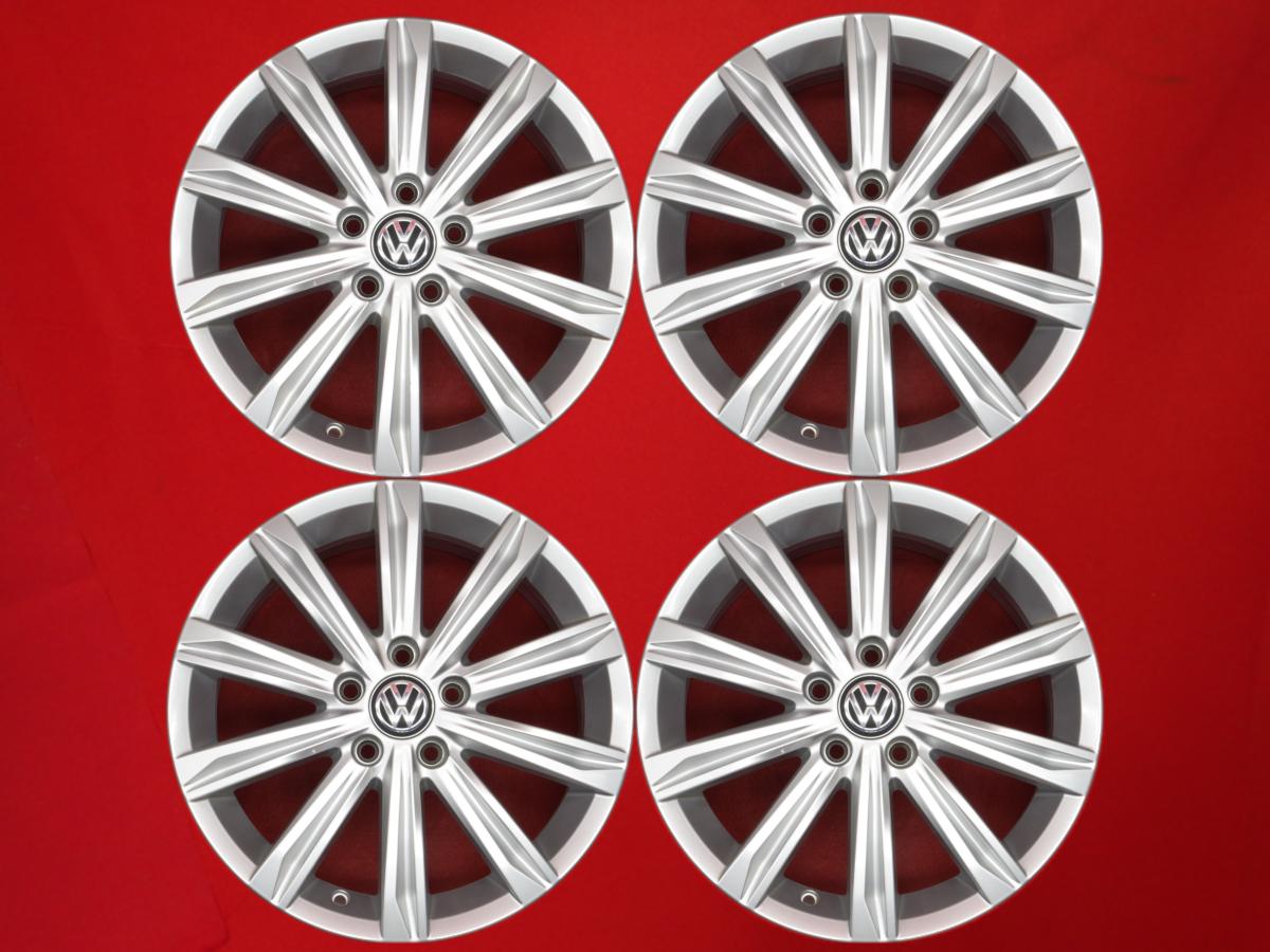 フォルクスワーゲン トゥーラン純正6本スポーク 6.5Jx17 +52 5/112 シルバー(銀色)系｜中古タイヤ・ホイールの太平タイヤ