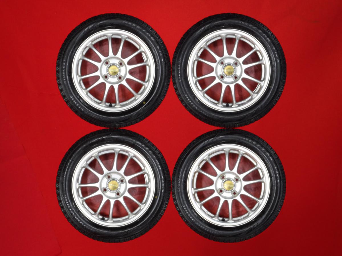 ブリヂストン ブリザック VRX BRIDGESTONE BLIZZAK VRX 185/55R15 82Q 6Wスポークタイプ 1P 5.5Jx15 +45 4/100 シルバー(銀色)系 ミラージュ キューブ キュービック ファンカーゴ デミオ コルト プラス ヴィッツ マーチ ロードスター フィット アリア キューブ フィット ア｜中古タイヤ・ホイールの太平タイヤ