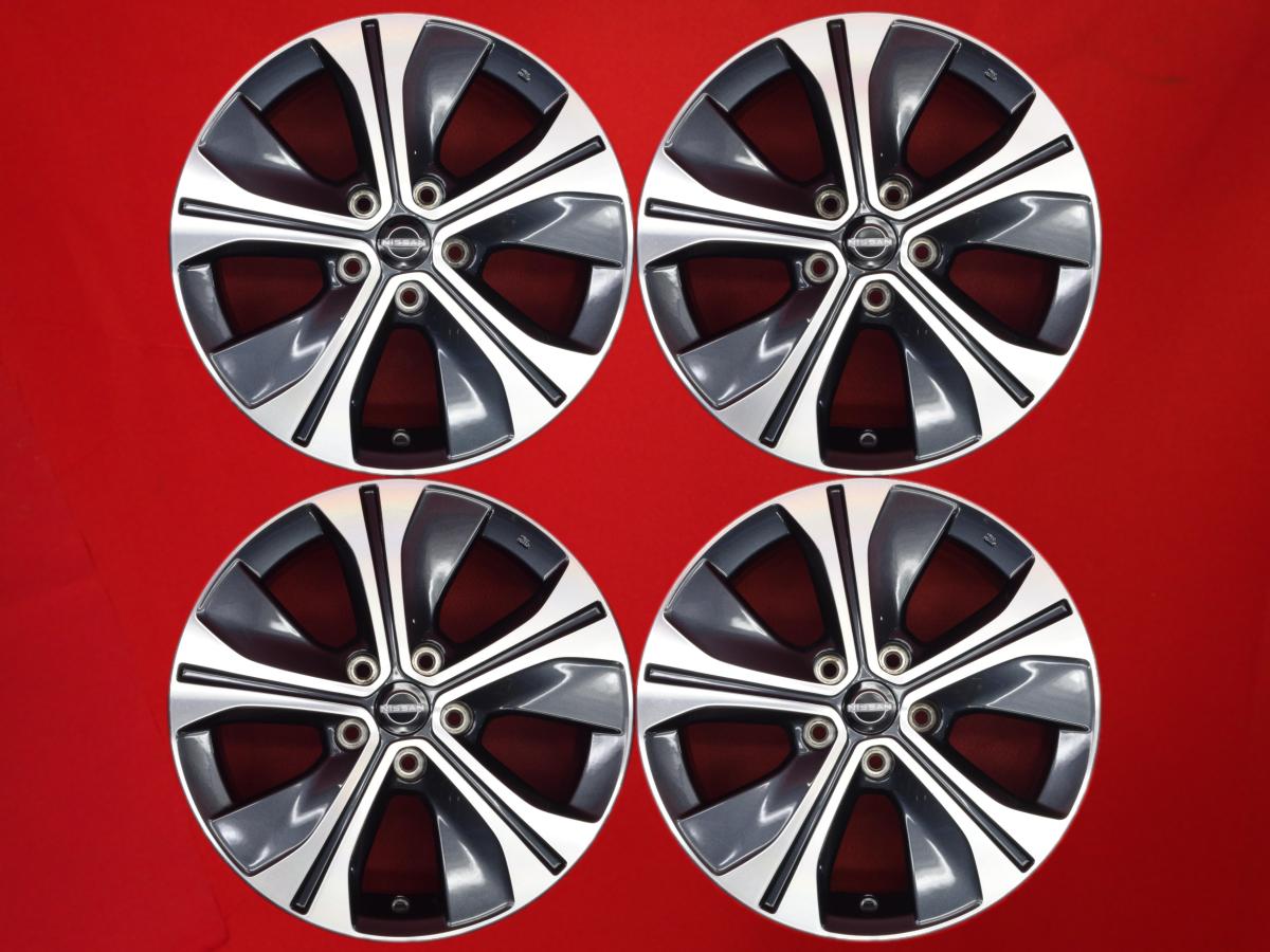 リーフ (ZE1)純正17inch 6.5Jx17 +45 5/114.3 ガンメタポリッシュ(ガンメタ&ポリッシュ) エクストレイル リーフ e+ セレナ リーフ キックス e-NV200