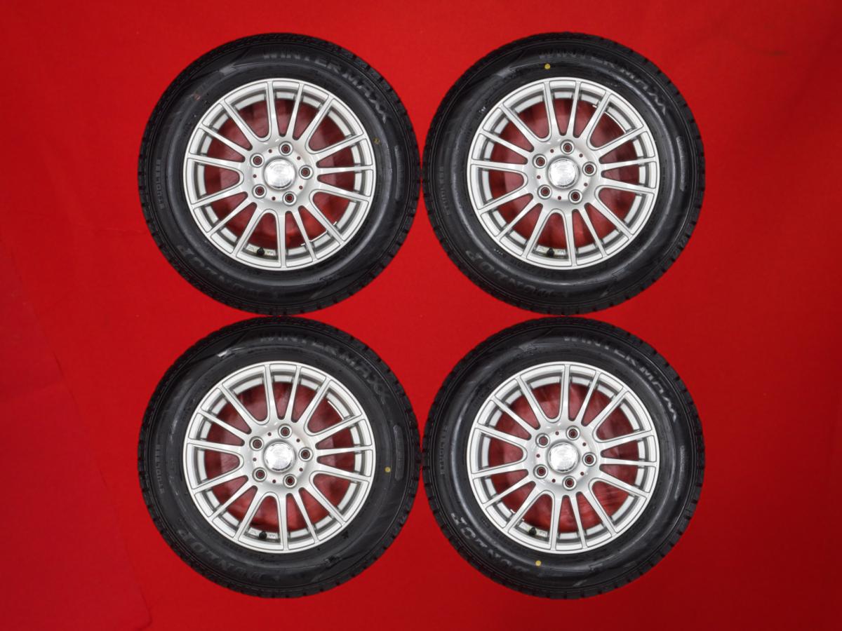 ダンロップ ウィンターマックス 02 WM02 DUNLOP WINTER MAXX 02 WM02 195/65R15 91Q 5Wスポークタイプ 1P 6Jx15 +43 5/114.3 ガンメタ系 ローレル ラフェスタ ハイウェイスター アイシス マークII ランディ エスクァイア ヴォクシー オーリス ストリーム アコード アコード|中古タイヤ・ホイールの太平タイヤ