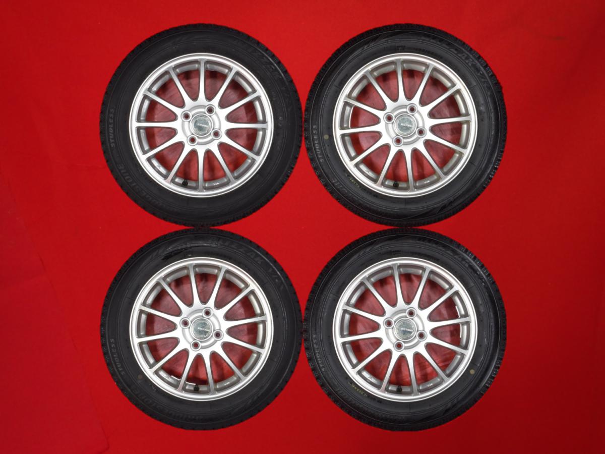 ブリヂストン ブリザック VRX BRIDGESTONE BLIZZAK VRX 165/65R15 81Q 12スポークタイプ 1P 4.5Jx15 +47 4/100 ガンメタ系 タフト シボレー クルーズ デリカ D:2|中古タイヤ・ホイールの太平タイヤ