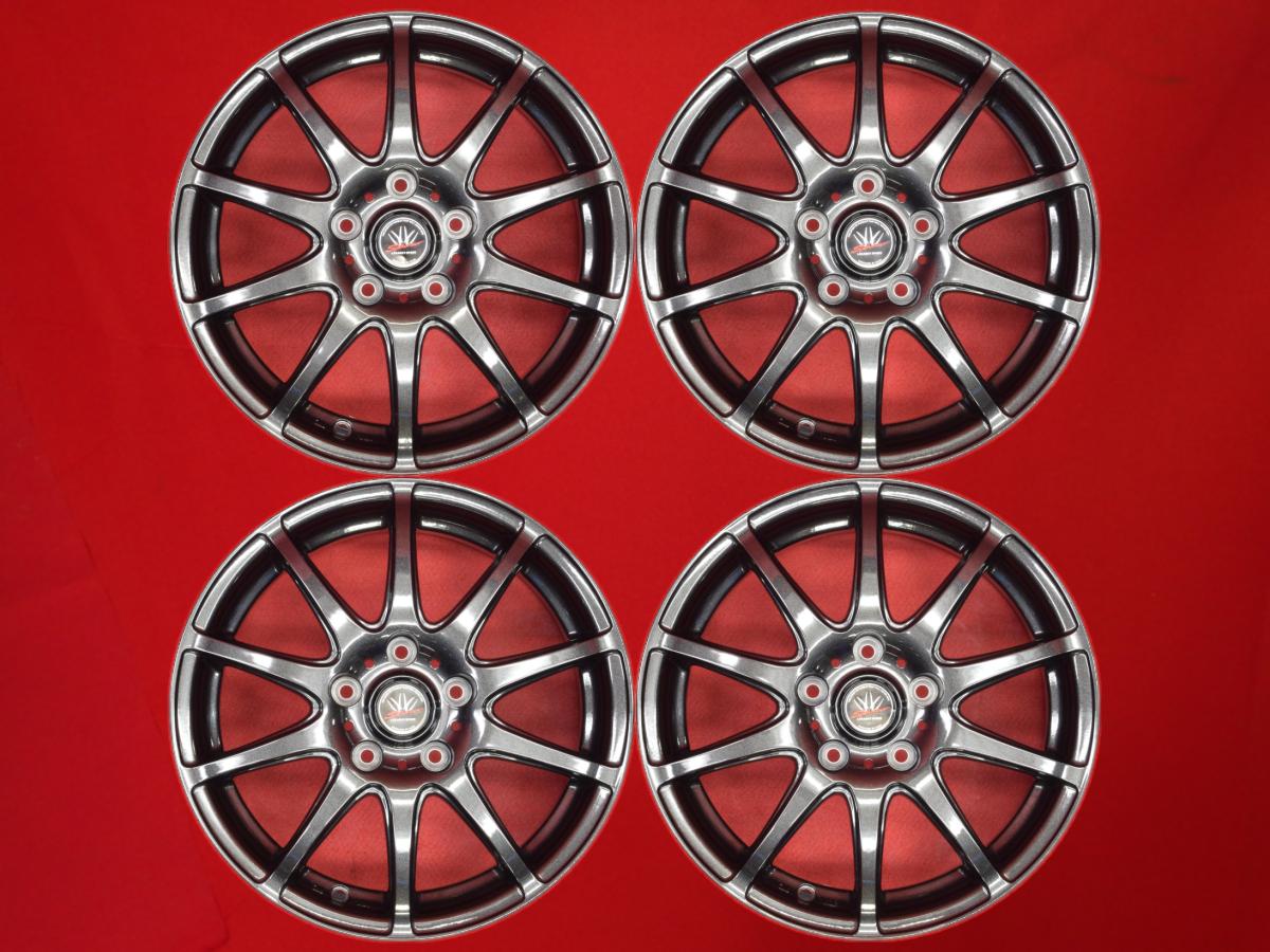 LOXARNY(ロクサーニ) SPORT RS-10(スポーツRS-10) 6.5Jx16 +38 5/114.3 ガンメタ系 カローラ クロス ノア デリカ D:5 セレナ プリウス プリウスα ヴォクシー