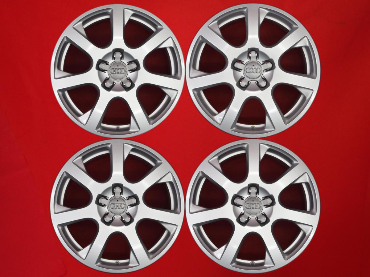 アウディ 純正7-arm design(7アーム デザイン) 17inch 7Jx17 +37 5/112 シルバー(銀色)系 A4 A6 A4 アバント A6 アバント TT クーペ/TTロードスター A4 CABRIOLET A3 スポーツバック A3