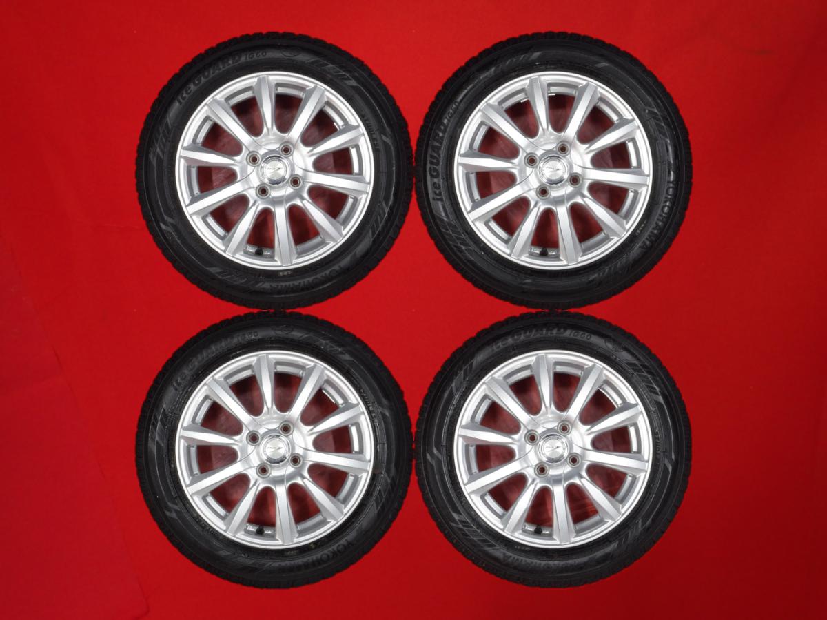 ヨコハマ アイスガード 6 iG60 YOKOHAMA iceGUARD 6 iG60 185/60R15 84Q 10スポークタイプ 1P 5.5Jx15 +42 4/100 シルバー(銀色)系 カローラ スイフト フィット ハイブリッド ベルタ アクア カローラ フィールダー ヴィッツ フィット フィット シャトル スプラッシュ インサ