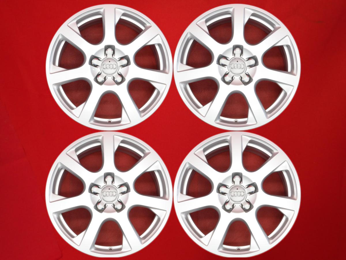アウディ 純正7-arm design(7アーム デザイン) 17inch 7Jx17 +37 5/112 シルバー(銀色)系 A6 A4 アバント A6 アバント TT クーペ/TTロードスター A4 CABRIOLET A3 スポーツバック Q3 A3 A4｜中古タイヤ・ホイールの太平タイヤ
