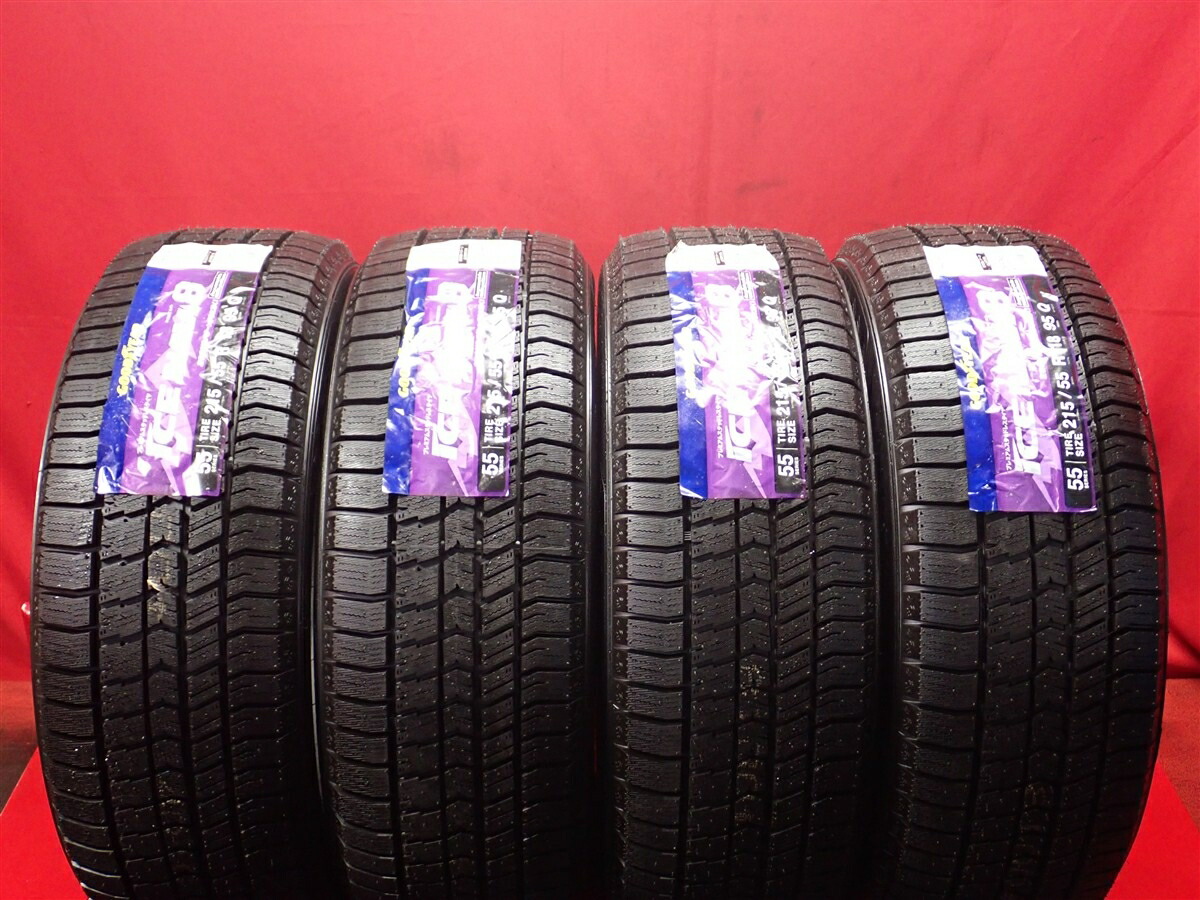 グッドイヤー アイスナビ 8 GOODYEAR ICENAVI 8 215/55R18 95Q CX-30 DS3 クロスバック DS3 クロスバック E-テンス MPV MX-30 V60 クロスカントリー アベンジャー アルカナ アンコール キャプチャー キャリバー コンパス デュアリス
