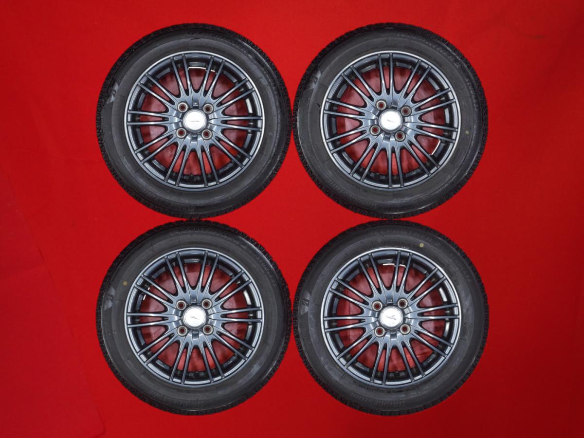 ブリヂストン アイスパートナー2 BRIDGESTONE ICEPARTNER2 155/65R14 75Q 10Wスポークタイプ 1P 4.5Jx14 +45 4/100 ガンメタ系 ワゴンR スマイル アルト ECO eKスペース タント スペーシア eKスペース カスタム スペーシア カスタム AZ-ワゴン カスタムスタイル アルト ス
