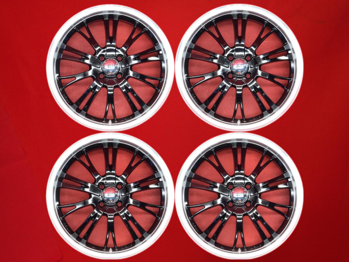 aw 190 5.5Jx18 +50 4/100 ポリッシュ系 ブラック(黒色)系 ルクラ カスタム ネイキッド エヌボックス プラス R1 デリカ D:2 フレアワゴン ワゴンR トラック ムーヴ エブリイ ワゴン バン ステラ ルクラ ソニカ デイズ エヌボックス プラス カスタム 135/80R12ベース タント 38,610円