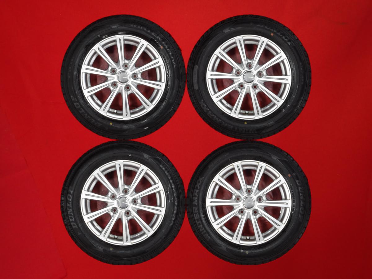 ダンロップ ウィンターマックス 02 WM02 DUNLOP WINTER MAXX 02 WM02 195/65R15 91Q 10スポークタイプ 1P 6Jx15 +53 5/114.3 シルバー(銀色)系 ステップワゴン スパーダ アイシス ラフェスタ ハイウェイスター センティア ミレーニア ステップワゴン ノア アコード ワゴン｜中古タイヤ・ホイールの太平タイヤ