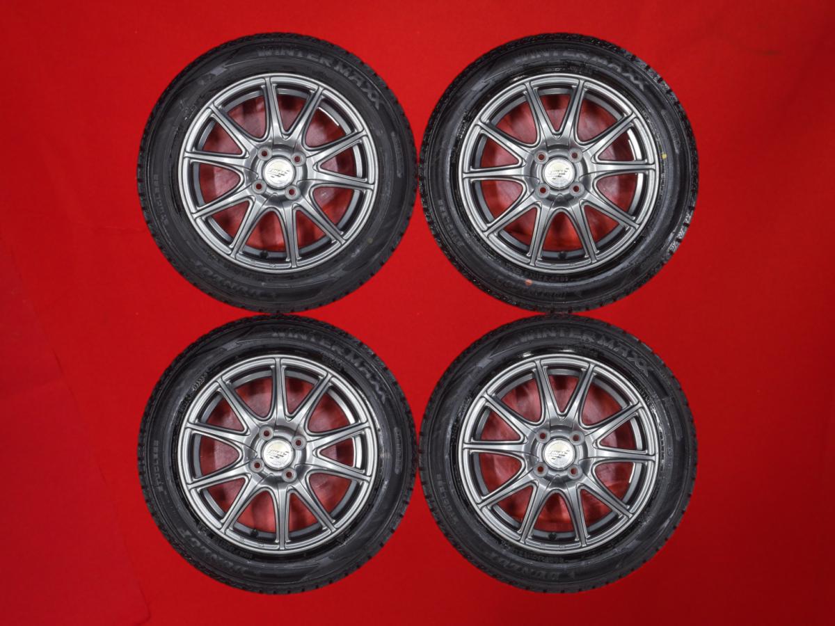 ダンロップ ウィンターマックス 02 WM02 DUNLOP WINTER MAXX 02 WM02 185/60R15 84Q 5Wスポークタイプ 1P 5.5Jx15 +43 4/100 ガンメタ系 グレイス インサイト スプラッシュ フィット フィット シャトル アクア ヴィッツ カローラ フィールダー ベルタ カローラ スイフト フ｜中古タイヤ・ホイールの太平タイヤ