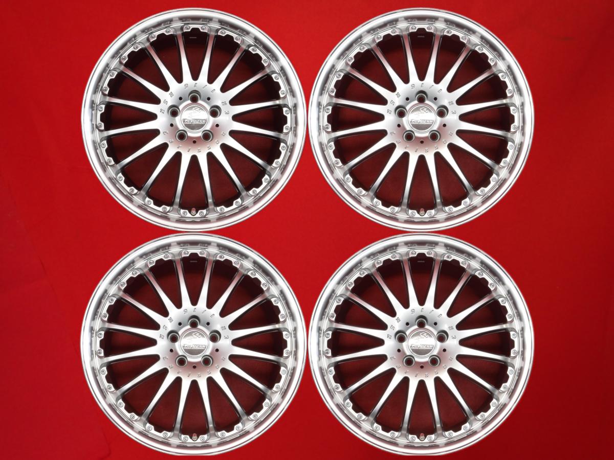 Carlsson(カールソン) CR 1/16 RSR 9Jx21 +40 5/114.3 ポリッシュ系 シルバー(銀色)系 RX500h フーガ RX270 ヴェルファイア ハリアー アルファード クラウン アスリート シーマハイブリッド