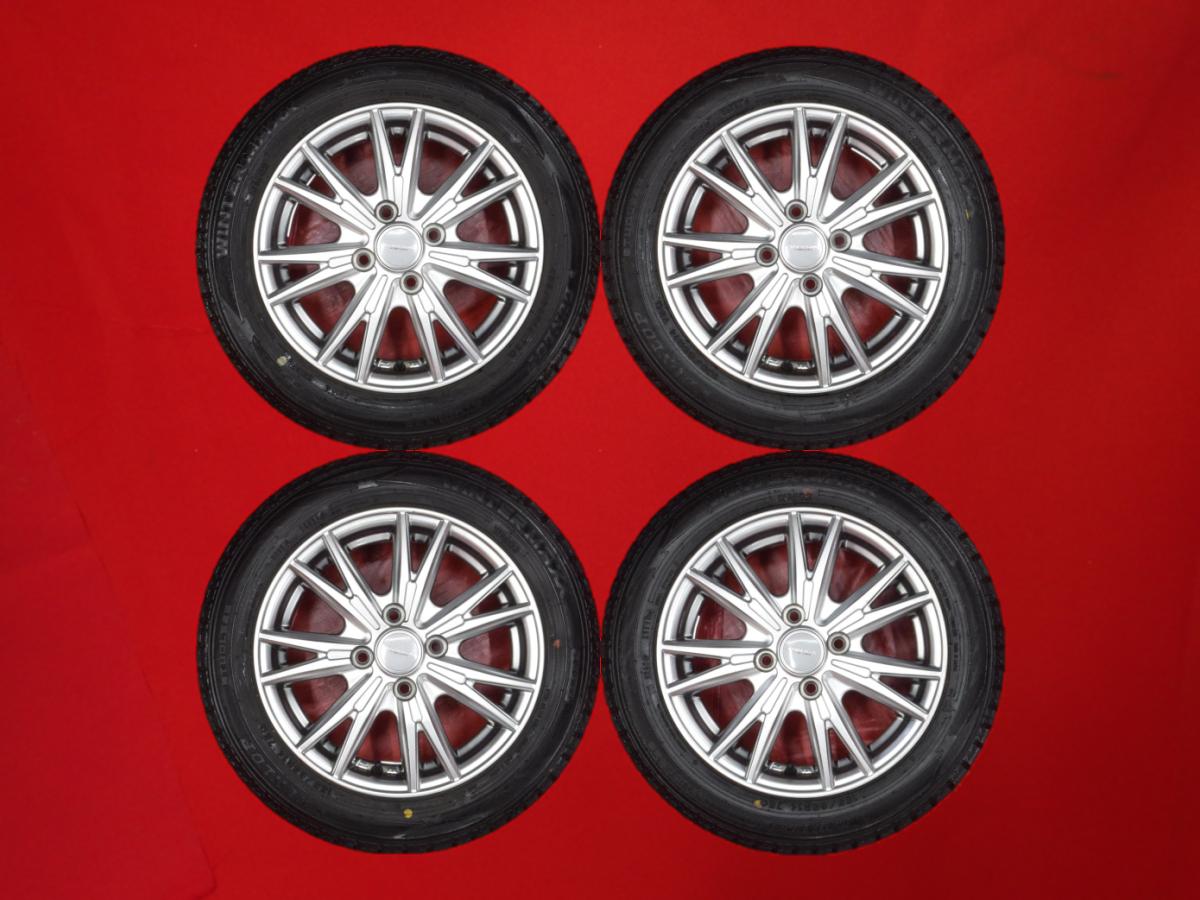 ダンロップ ウィンターマックス 02 WM02 DUNLOP WINTER MAXX 02 WM02 155/65R14 75Q 7Wスポークタイプ 1P 4.5Jx14 +45 4/100 シルバー(銀色)系 ステラ リベスタ シフォン カスタム エヌバン eKクロス スペース プレオ フレア フレアワゴン カスタムスタイル エヌワン ワゴン