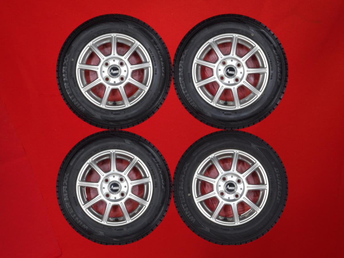 ダンロップ ウィンターマックス 02 WM02 DUNLOP WINTER MAXX 02 WM02 145/80R13 75Q 9スポークタイプ 1P 4Jx13 +42 4/100 ガンメタ系 19,800円