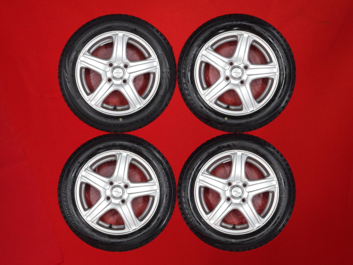 ブリヂストン ブリザック VRX BRIDGESTONE BLIZZAK VRX 155/65R14 75Q 5スポークタイプ 1P 4.5Jx14 +45 4/100 シルバー(銀色)系 eKスペース タント ワゴンR スマイル アルト ECO アルト エヌボックス AZ-ワゴン スペーシア R2 eKスペース カスタム スペーシア カスタム AZ-