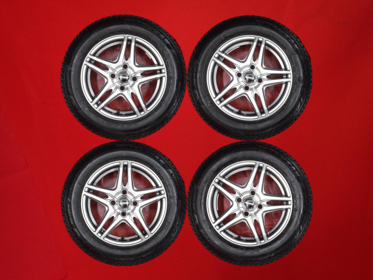 ブリヂストン ブリザック VRX3 BRIDGESTONE BLIZZAK VRX3 165/70R14 81Q 5Wスポークタイプ 1P 5.5Jx14 +45 4/100 ガンメタ系 ケイ ヴィッツ マーチ アクア ベルタ スイフト iQ ハスラー