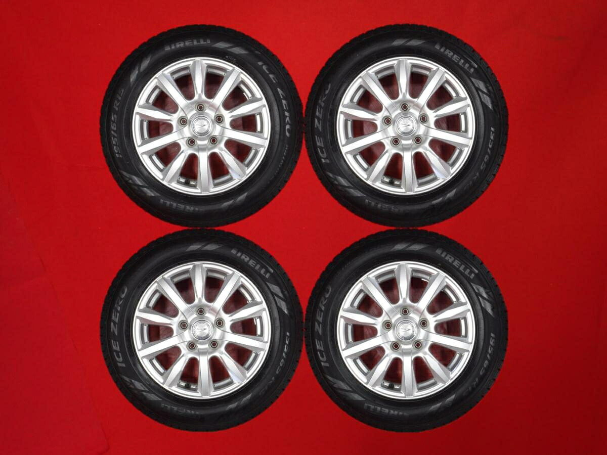 ピレリ アイス ZERO アシンメトリコ PIRELLI ICE ZERO ASIMMETRICO 195/65R15 91T 10スポークタイプ 1P 6Jx15 +53 5/114.3 シルバー(銀色)系 アテンザ アクセラ ノア ミレーニア ステップワゴン センティア ステップワゴン スパーダ ラフェスタ ハイウェイスター アイシス｜中古タイヤ・ホイールの太平タイヤ 28,908円