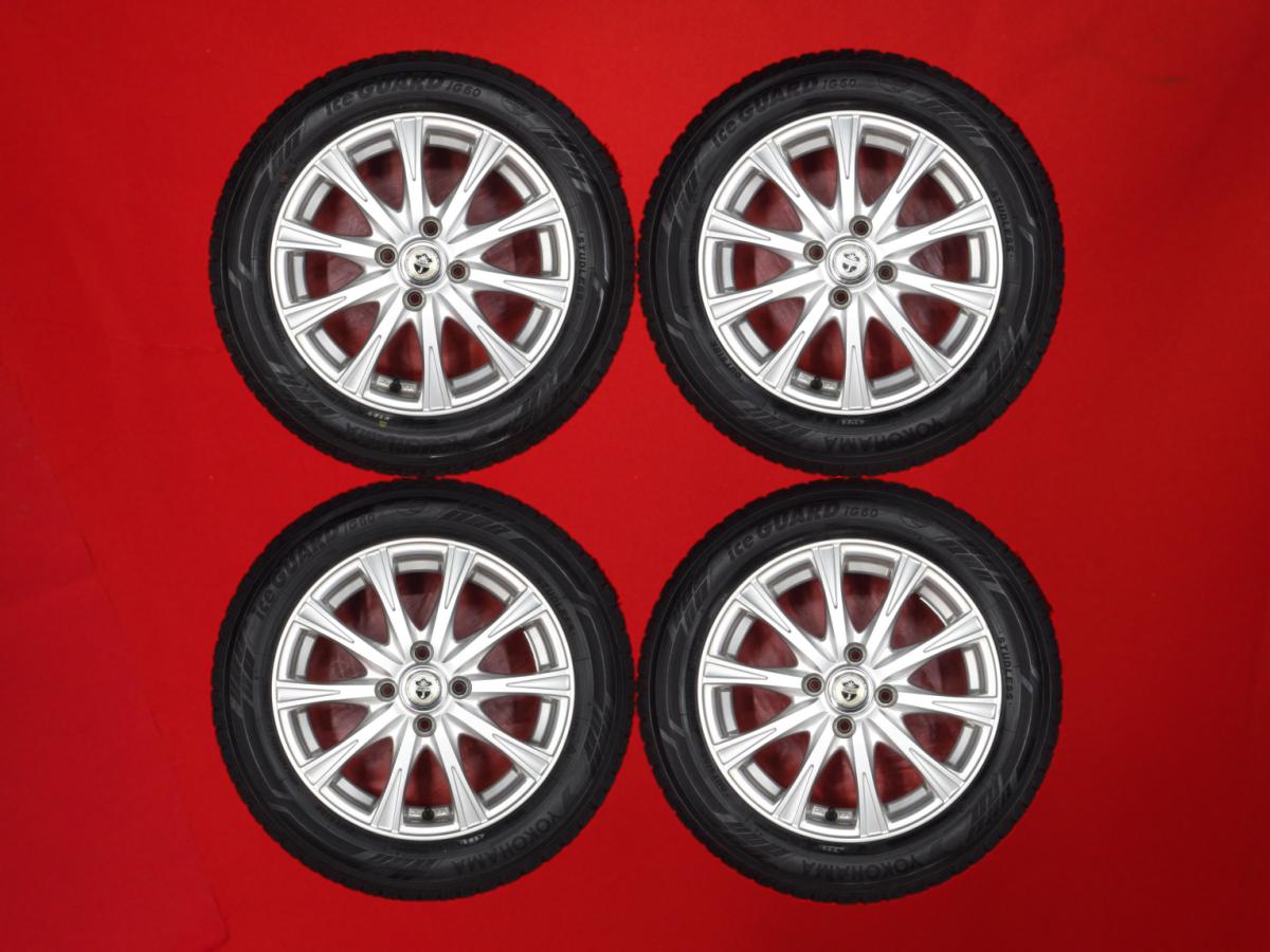 ヨコハマ アイスガード 6 iG60 YOKOHAMA iceGUARD 6 iG60 185/60R15 84Q 10スポークタイプ 1P 5.5Jx15 +42 4/100 シルバー(銀色)系 インサイト グレイス フィット シャトル フィット エアウェイブ スプラッシュ ベルタ カローラ フィールダー ヴィッツ アクア iQ スイフト|中古タイヤ・ホイールの太平タイヤ