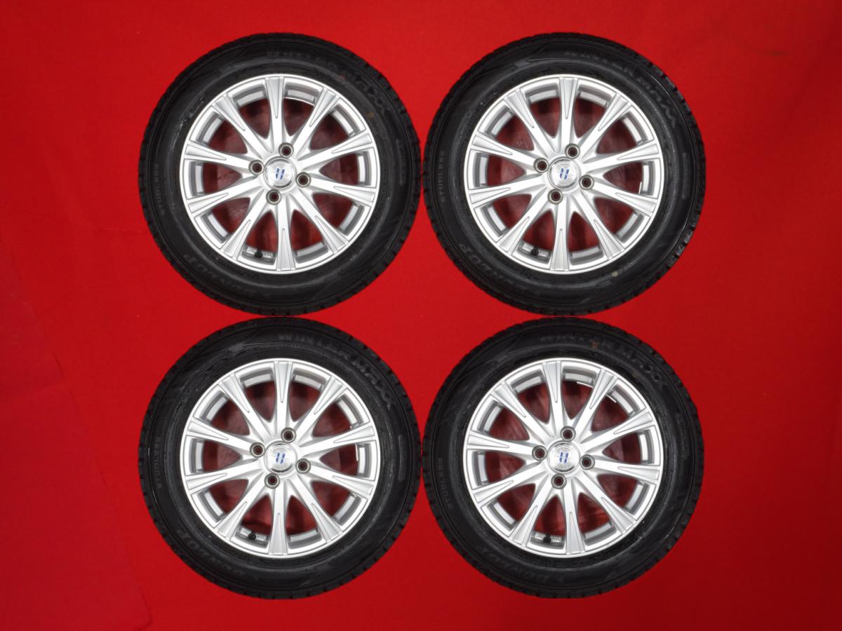 ダンロップ ウィンターマックス 02 WM02 DUNLOP WINTER MAXX 02 WM02 175/65R15 84Q 10スポークタイプ 1P 5.5Jx15 +42 4/100 シルバー(銀色)系 バレーノ インサイト カローラ アクシオ キューブ イグニス フィット フィット シャトル アクア カローラ フィールダー ヴィッツ