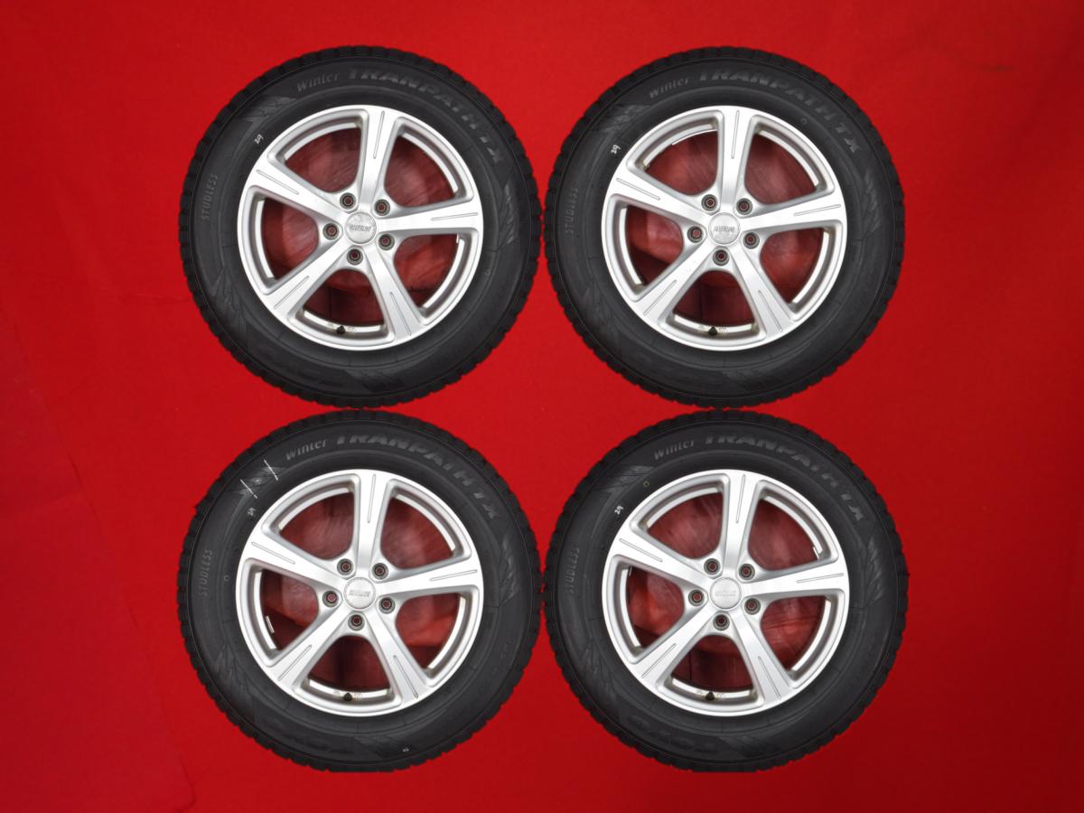 トーヨー ウィンタートランパス TX TOYO WINTER TRANPATH TX 225/65R17 102Q 5スポークタイプ 1P 7Jx17 +38 5/114.3 シルバー(銀色)系 RAV4 NX200t ヴァンガード エスクード CX-5 エスクード 2.4 エクストレイル ハリアー NX300h|中古タイヤ・ホイールの太平タイヤ