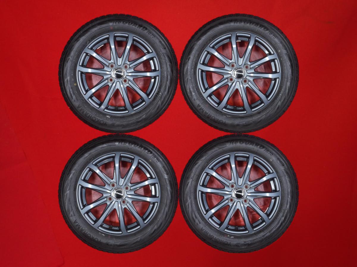 ヨコハマ アイスガード 7 iG70 YOKOHAMA iceGUARD 7 iG70 175/65R15 88Q 5Wスポークタイプ 1P 5.5Jx15 +45 4/100 ガンメタ系 スイフト カローラ iQ カローラ フィールダー ヴィッツ アクア キューブ カローラ アクシオ フィット シャトル イグニス フィット バレーノ グレイ