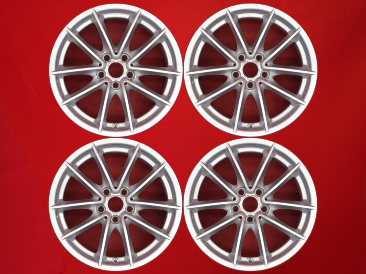 BMW 5シリーズ G30 / G31 純正 Vスポークスタイリング618 7.5Jx17 +27 5/112 シルバー(銀色)系 4シリーズ グランクーペ 5シリーズ セダン 2シリーズ クーペ 4シリーズ クーペ 5シリーズ ツーリング｜中古タイヤ・ホイールの太平タイヤ