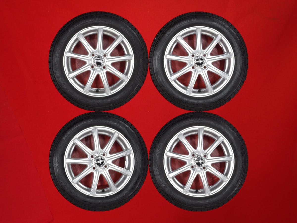 グッドイヤー アイスナビ 6 GOODYEAR ICENAVI 6 175/65R15 84Q 9スポークタイプ 1P 5.5Jx15 +45 4/100 シルバー(銀色)系 バレーノ フィット イグニス フィット シャトル カローラ アクシオ キューブ アクア カローラ フィールダー ヴィッツ iQ カローラ スイフト フィット