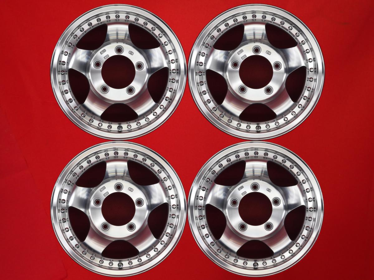 5スポークタイプ 1P 6Jx15 +22 5/139.7 ポリッシュ系 ジムニー AZ-オフロード