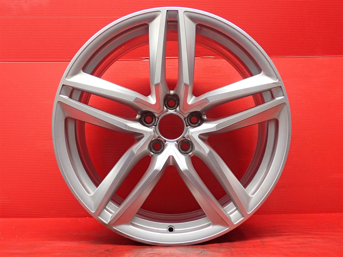 アウディ R8純正 8.5Jx19 +42 5/112 シルバーポリッシュ(シルバー&ポリッシュ)