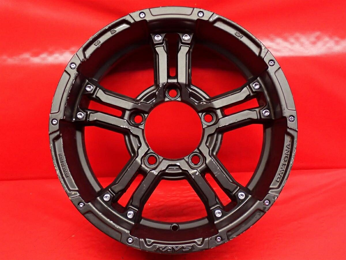 Daytona デイトナ FDX 5.5Jx16 +20 5/139.7 ブラック(黒色)系