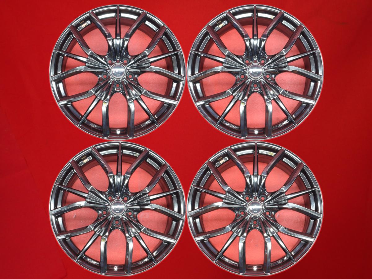 レオニス LV 8.5Jx20 +35 5/114.3 ブラック(黒色)系 ヴェルファイア クラウン アスリート ハリアー RX200t RX 450h RX300 RX350 NX300 RX270