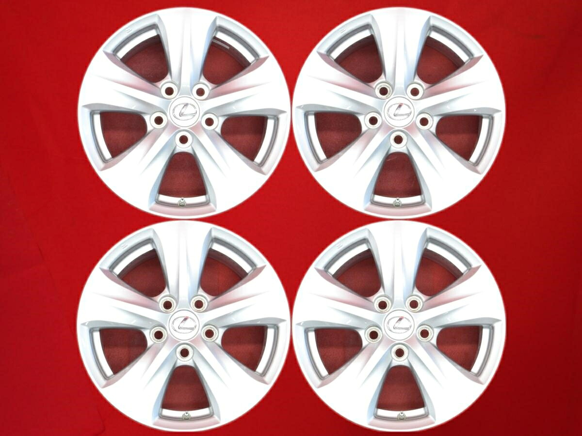 レクサス IS 300h(AVE30/AVE35)純正16inch 7Jx16 +45 5/114.3 シルバー(銀色)系 IS250 ES330 IS200 35,750円