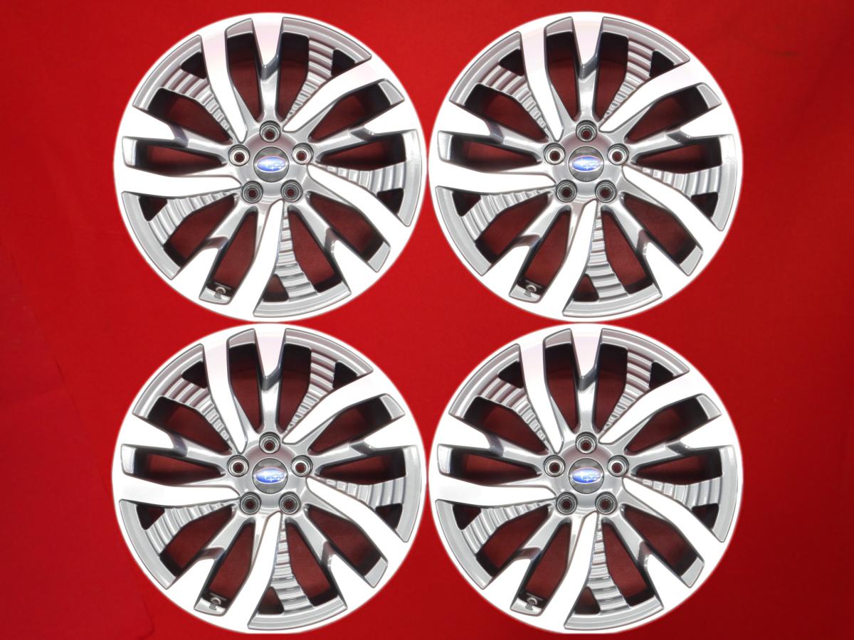 フォレスター SL5 Premium S:HEV/S:HEV EX 純正 7.5Jx19 +48 5/114.3 ガンメタポリッシュ(ガンメタ&ポリッシュ) フォレスター レヴォーグ インプレッサ WRX S4 クロストレック レガシィ アウトバック SVX レガシィ B4