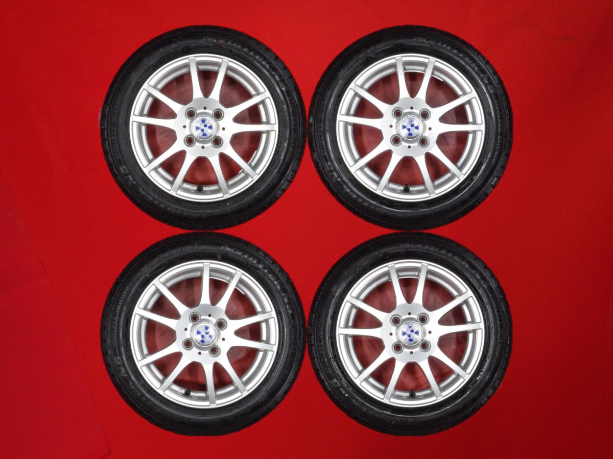 オートバックス ノーストレック N5 AUTOBACS NORTHTRECK N5 155/65R14 75Q 5Wスポークタイプ 1P 4.5Jx14 +45 4/100 シルバー(銀色)系 スペーシア カスタムZ タント カスタム ムーヴ カスタム ハイゼット カーゴ MRワゴン ムーヴ キャンバス ハイゼットトラック eKクロス ピ