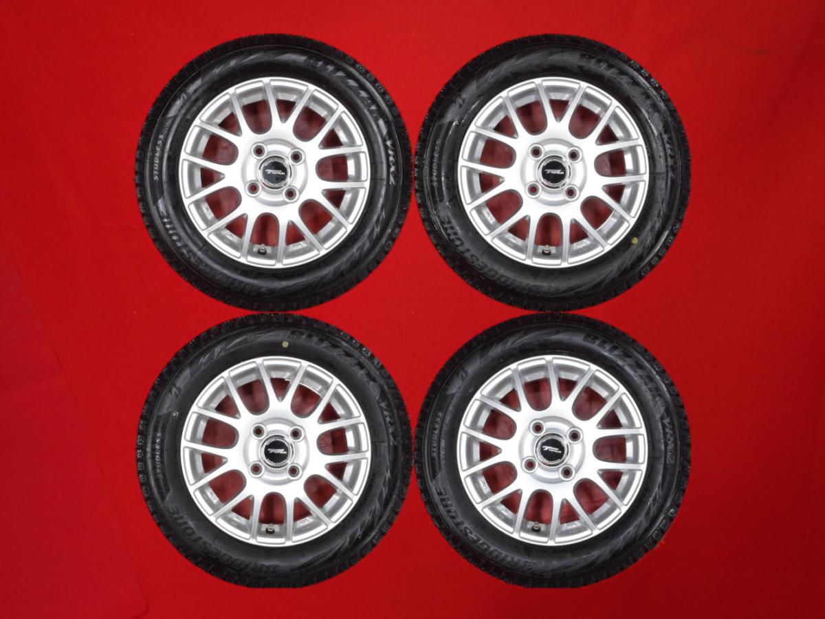 ブリヂストン ブリザック VRX2 BRIDGESTONE BLIZZAK VRX2 155/65R13 73Q 7Wスポークタイプ 1P 4Jx13 +45 4/100 シルバー(銀色)系 フレアワゴン ワゴンR アルト バン ミラ ジーノ プレオ モコ ミニカ パレット パレット SW スピアーノ MRワゴン Wit エッセ ミラ MRワゴン ミ
