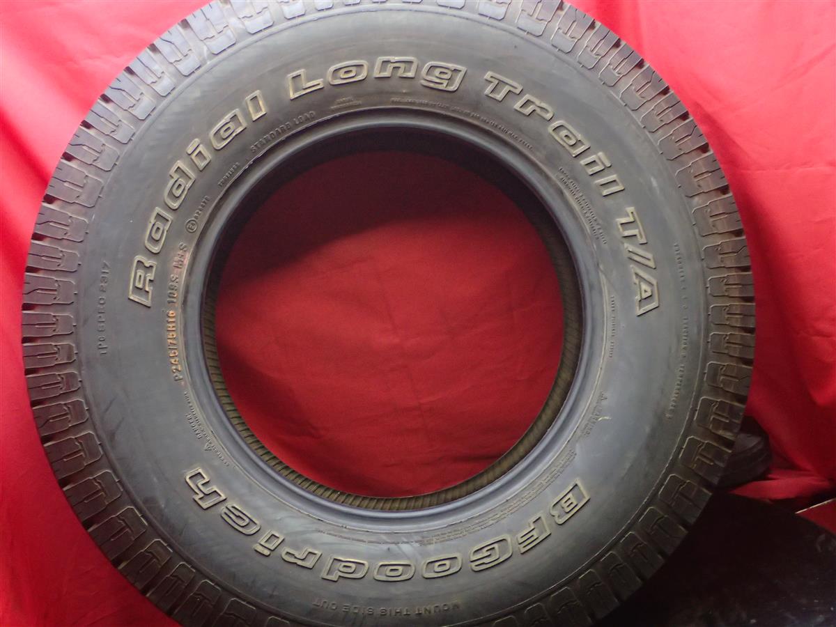 単品1本 単品1本 Bfグッドリッチ ロングトレールt A 245 75r16 9 5分山 ホワイトレター テラノ ビッグホーン ミュー ビークロス アメ車n16 中古タイヤ ホイールの太平タイヤ Tt サマータイヤ 16インチ ノーマルタイヤ 車用品 中古