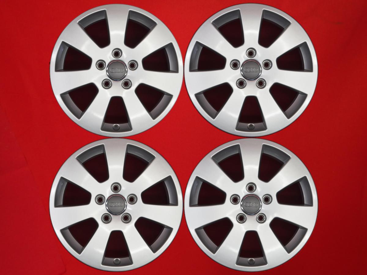アウディ A3(8P)純正7本スポーク 6.5Jx16 +50 5/112 シルバー(銀色)系 A3 A3 スポーツバック 35,750円