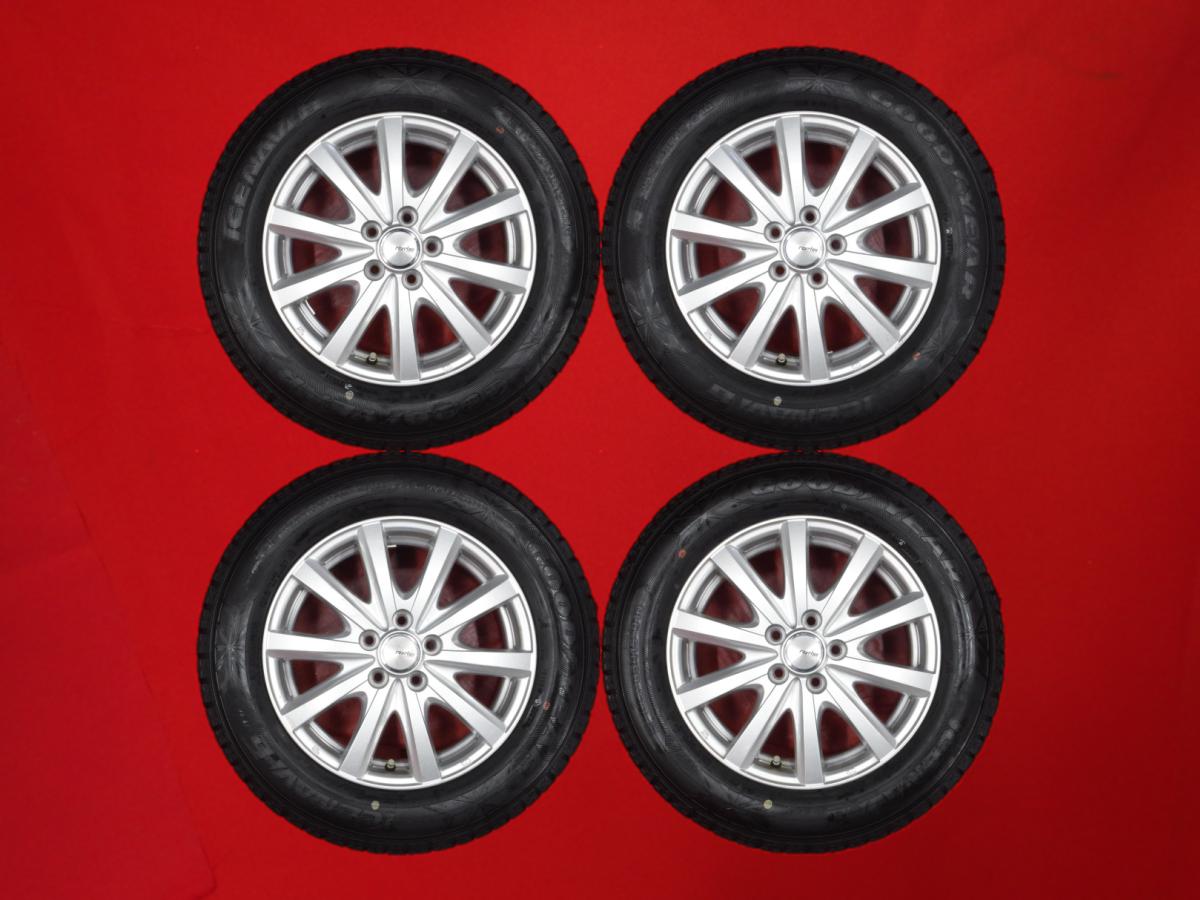 グッドイヤー アイスナビ 6 GOODYEAR ICENAVI 6 195/65R15 91Q 10スポークタイプ 1P 6Jx15 +43 5/100 シルバー(銀色)系 インプレッサ スポーツ プリウスPHV インプレッサ アネシス インプレッサ CT200h カローラ ツーリング ウィッシュ プリウス カローラ インプレッサ G4｜中古タイヤ・ホイールの太平タイヤ