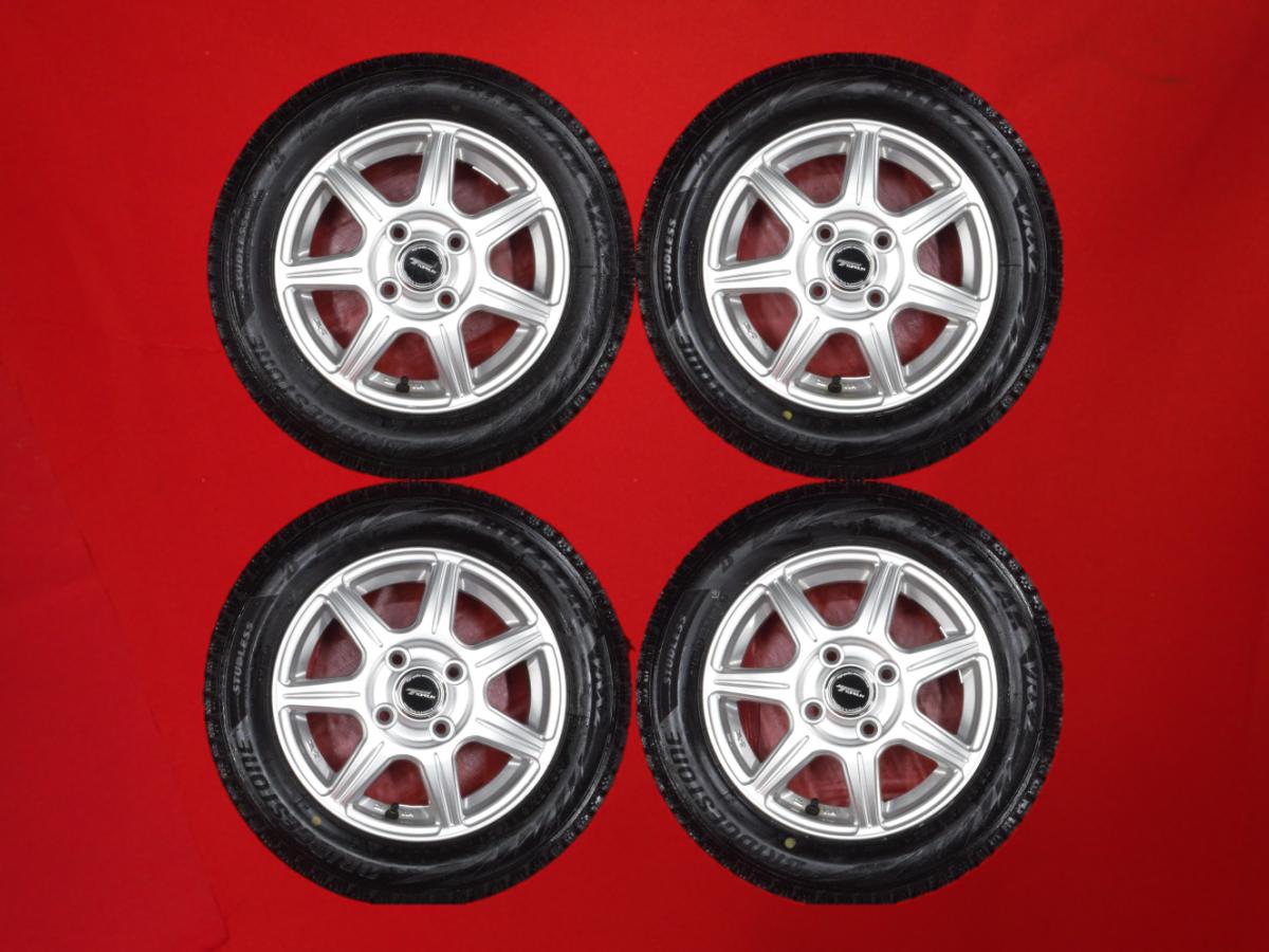 ブリヂストン ブリザック VRX2 BRIDGESTONE BLIZZAK VRX2 155/65R13 73Q 7スポークタイプ 1P 4Jx13 +45 4/100 シルバー(銀色)系 ミニカ パレット SW パレット スピアーノ MRワゴン Wit ゼスト スパーク ミラ エッセ トッポ トラック ワゴンR ムーヴ フレアワゴン バン オッ