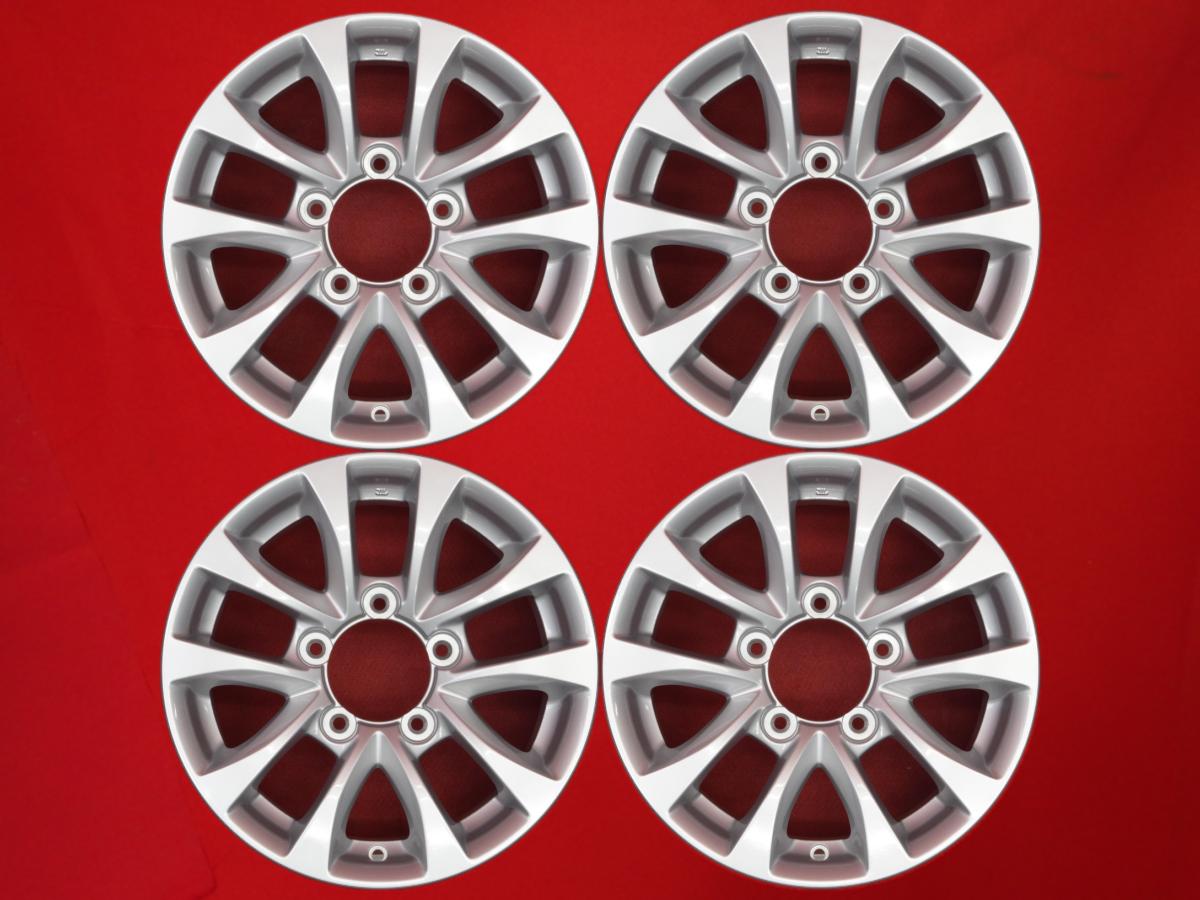 ジムニー JB64 純正 オプション 5.5Jx16 +22 5/139.7 シルバー(銀色)系 AZ-オフロード ジムニー