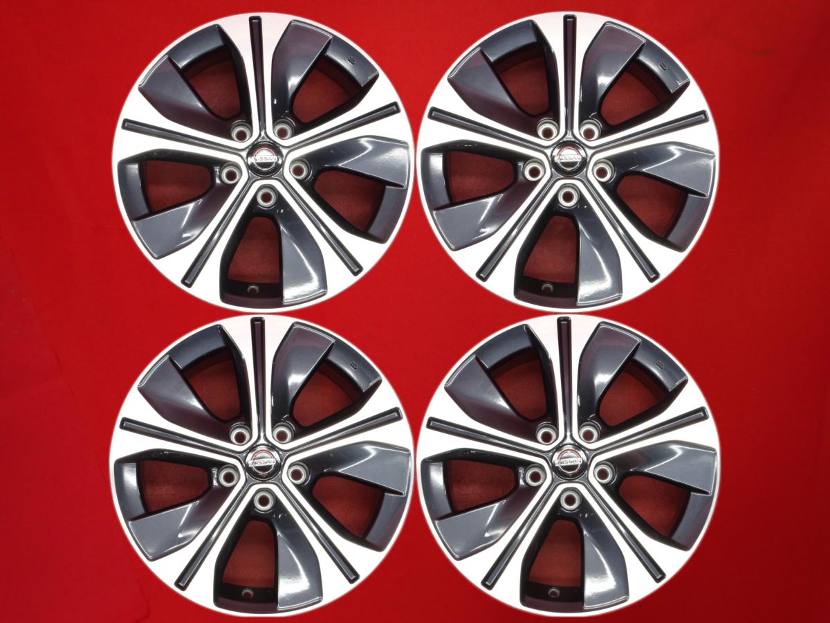 リーフ (ZE1)純正17inch 6.5Jx17 +45 5/114.3 ガンメタポリッシュ(ガンメタ&ポリッシュ) セドリック&グロリア シーマ e-NV200 エルグランド ステージア アベニール セフィーロ ラフェスタ インフィニティ Q45 プリメーラ スカイライン デュアリス プレサージュ クエスト キ