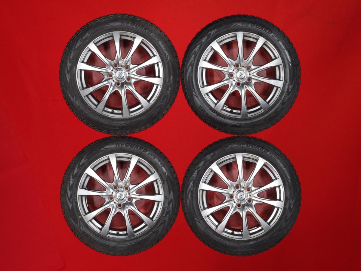 ヨコハマ アイスガード G075 YOKOHAMA iceGUARD G075 235/55R18 100Q 5Wスポークタイプ 1P 8Jx18 +45 5/114.3 ガンメタ系 NX300 RAV4 ヴァンガード ハリアー