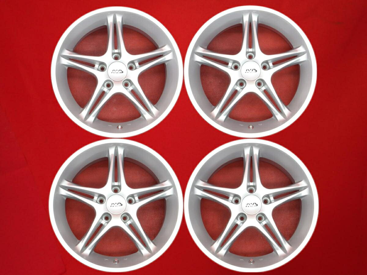 AVS VS-5 7.5/8Jx17 +26 5/114.3 シルバー(銀色)系 スープラ RX-7 シルビア ステージア｜中古タイヤ・ホイールの太平タイヤ