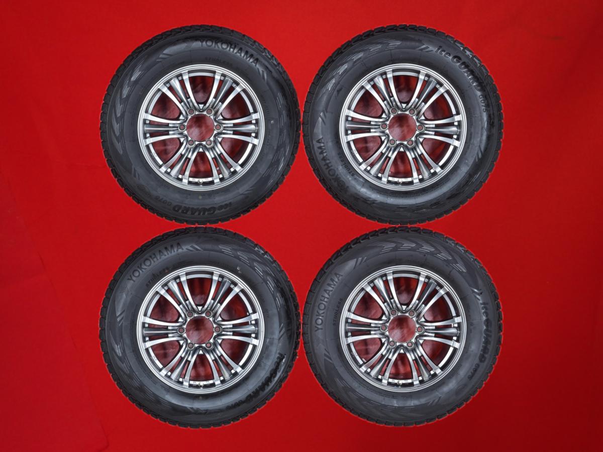 ヨコハマ アイスガード G075 YOKOHAMA iceGUARD G075 265/65R17 112Q 6Wスポークタイプ 1P 7.5Jx17 +25 6/139.7 ガンメタ系 ハイラックスサーフ ハイラックス ランドクルーザー プラド｜中古タイヤ・ホイールの太平タイヤ