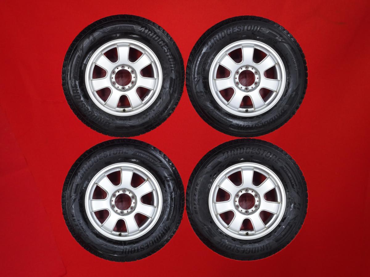 ブリヂストン ブリザック DM-V3 BRIDGESTONE BLIZZAK DM-V3 265/65R17 112Q 7スポークタイプ 1P 7.5Jx17 +35 6/139.7 シルバー(銀色)系 パジェロ｜中古タイヤ・ホイールの太平タイヤ 38,610円