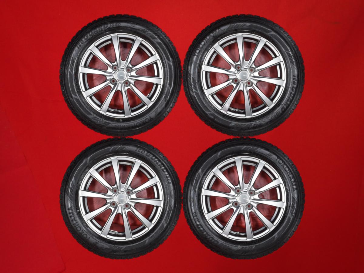 ヨコハマ アイスガード 6 iG60 YOKOHAMA iceGUARD 6 iG60 195/65R16 92Q 10スポークタイプ 1P 5.5Jx16 +42 4/100 ガンメタ系 レックス ブルーバード シルフィ ライズ